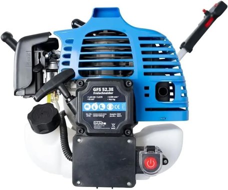 Бензинов тример Gude GFS 52.3 9500rpm 52 см³ Бензинова косачка Тример за трева с 2 ножа и корда