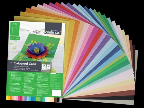 Цветна хартия или цветни картони