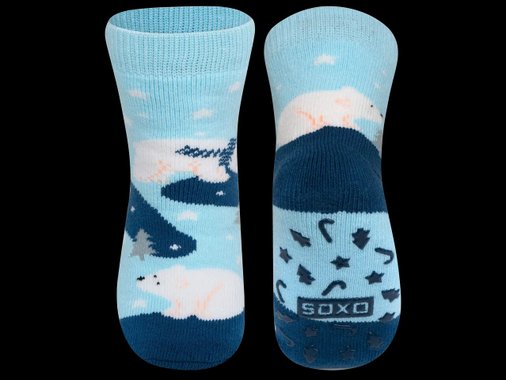 Бебешки коледни чорапи