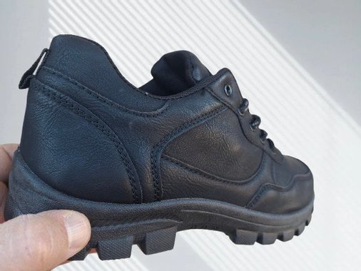 Мъжки маратонки с гумено директно излято ходило в черно- CAIDAI