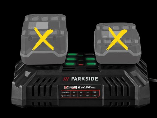 Двойно зарядно за акумулаторни батерии