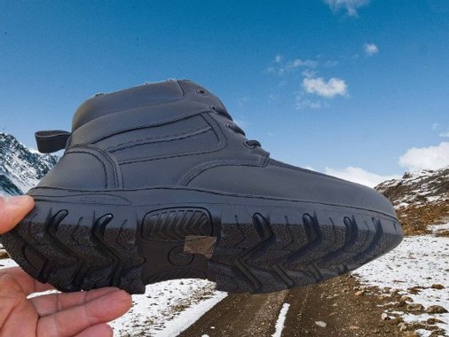  Мъжки боти с ЦИП и връзки. Топъл хастар и шито ходило.