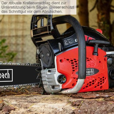 Бензинов трион Sceppach CSP53 2.2kW 53см³ 51см Бензинова резачка Верижен трион Моторна резачка