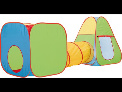 Палатка с тунел за игра
