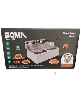 Професионален двоен фритюрник Boma BM85 5000W 12л 2х6л Professional Двоен фритюрник 