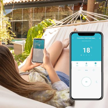 Мобилен климатик Cecotec ForceClima 7550 7000 BTU/h Wi-Fi 4в1 Преносим климатик влагоабсорбатор вентилатор