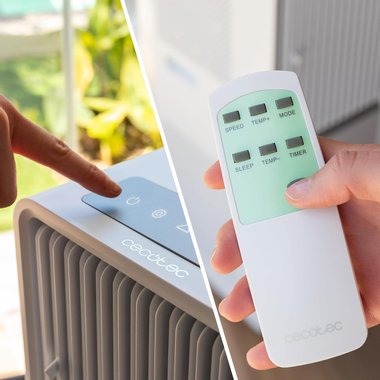 Мобилен климатик Cecotec ForceClima 7550 7000 BTU/h Wi-Fi 4в1 Преносим климатик влагоабсорбатор вентилатор
