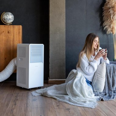 Мобилен климатик Cecotec ForceClima 7550 7000 BTU/h Wi-Fi 4в1 Преносим климатик влагоабсорбатор вентилатор