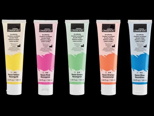 Пастелни, акрилни или неонови бои