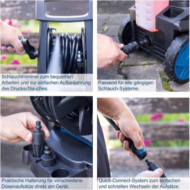 Водоструйка Scheppach HCE2800 2400W 180bar 480лч