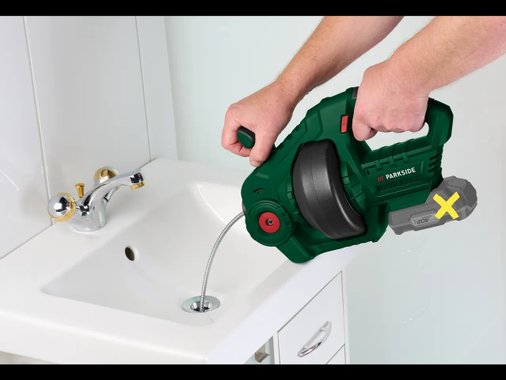 Акумулаторен уред за почистване на тръби