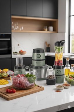 Блендер 3в1 Tiffany TF2003 2литра 300W Чопър кафемелачка спортен блендер смути мейкър