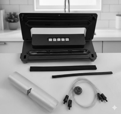 Уред за вакуумиране StarQ VKU2 125W Машина за вакуум Вакуумна машина Уред за вакуумно запечатване