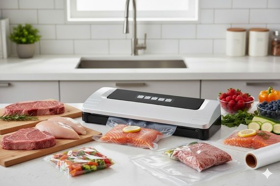 Уред за вакуумиране StarQ VKU2 125W Машина за вакуум Вакуумна машина Уред за вакуумно запечатване