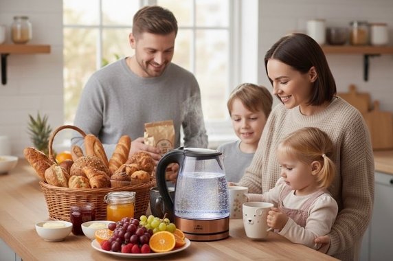 Електрическа кана за вода Lenz 1850 2200W кана за топла вода чайник Намаление! от 49.оо на 19.оо euro!