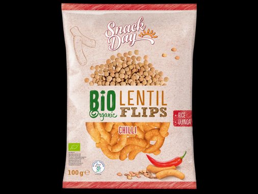 Био снакс от леща