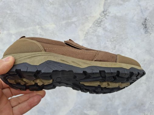 💥15 €👈Мъжки спортни обувки без връзки в кафяво- CAIDAI 