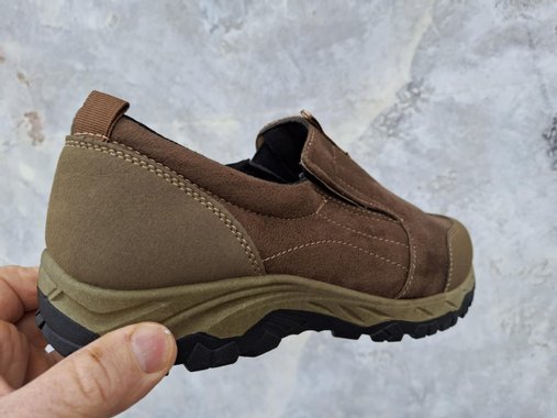 💥15 €👈Мъжки спортни обувки без връзки в кафяво- CAIDAI 