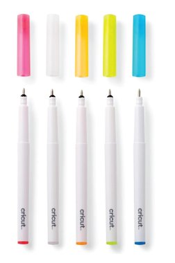 Комплект от 5 броя писалки Cricut Opaque Gel Pens 2009849 Акрилни Гел химикалки 