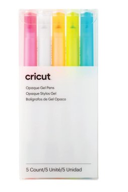 Комплект от 5 броя писалки Cricut Opaque Gel Pens 2009849 Акрилни Гел химикалки 