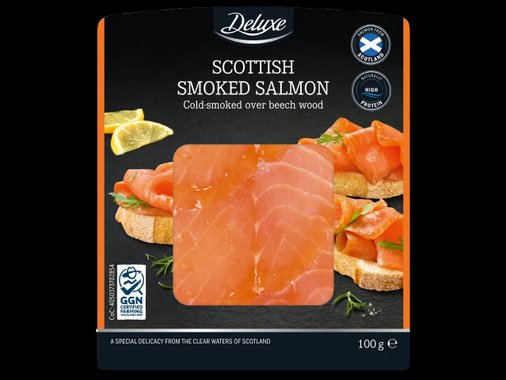 Шотландска пушена сьомга