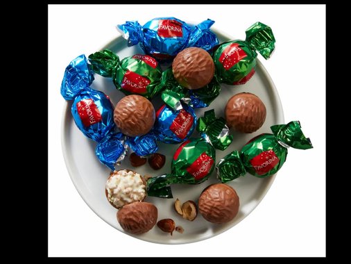 Шоколадови бонбони с криспи