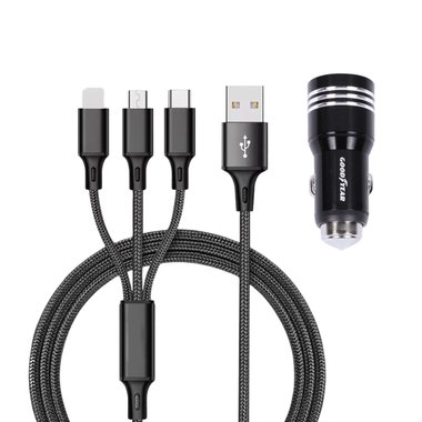 Комплект зарядно и кабели 3в1