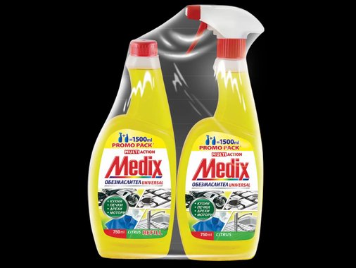 Обезмаслител спрей и пълнител