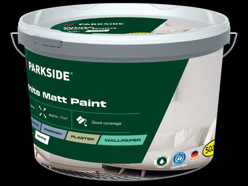 Бяла интериорна боя