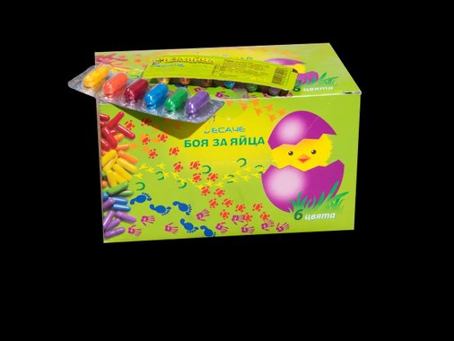 Боя за яйца на капсули