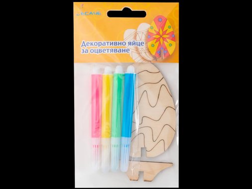 Дървено яйце за оцветяване