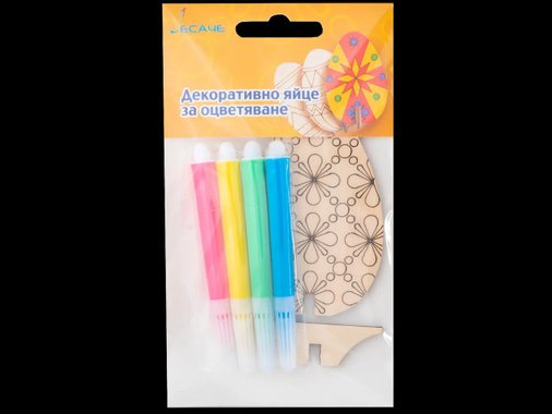 Дървено яйце за оцветяване