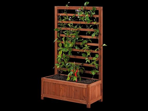 Градински сандък с решетка