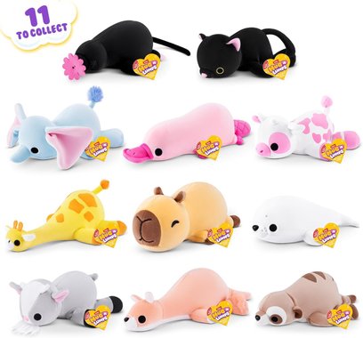 Комплект от 3 броя плюшени играчки Zuru 14906 Hug A Lumps Плюшена играчка с тежести 230 грама 