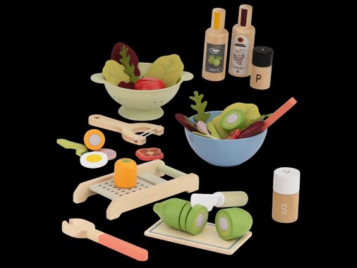 Дървен комплект за игра