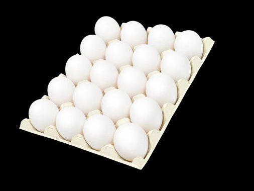 Пресни бели яйца