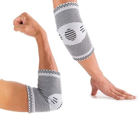 Еластична компресионна ортеза за лакът Amashr 2броя S M L Налакътник Тенис лакът ортеза