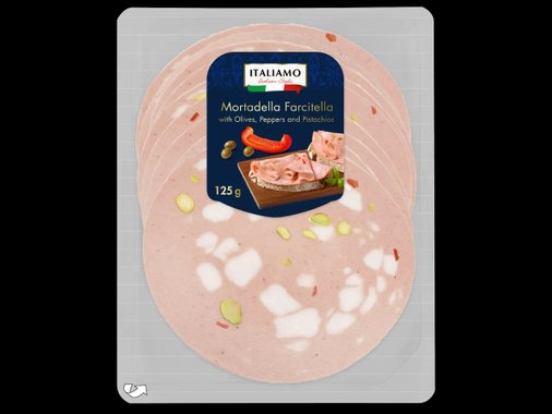 Мортадела с маслини и пеперони