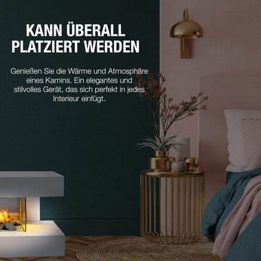 Електрическа камина Toronto RO2716-32Z 2000W Отоплител Led пламък с дистанционно управление