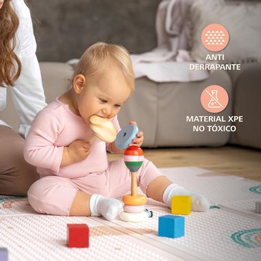 Детски килим за игра Sweety Fox Baby Mat 150x180см Бебешка подложка Сгъваемо килимче