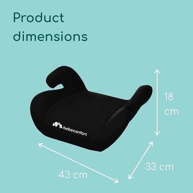 Детска седалка за кола Bebe Confort Manga Safe Black Бустер Столче за кола 