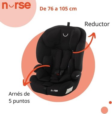 Детски стол за кола Nurse Grip 7055 Z12 2-12г Столче за кола Бустер 