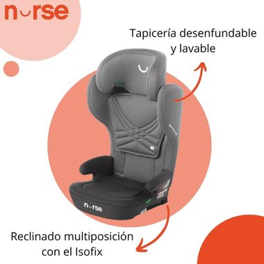 Детски стол за кола Nurse Spring 7053 Z11 isofix i-Size 4-12г Столче за кола