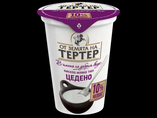Цедено кисело мляко