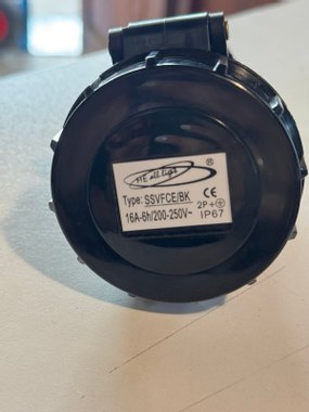 Захранващ контакт Presa volante SSVFCE/BK Букса Щепсел за каравани 3 пинов
