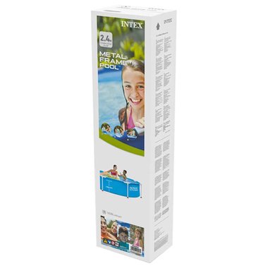 Сглобяем басейн Intex Metal Frame 28205NP 1828л 244см Голям басейн 