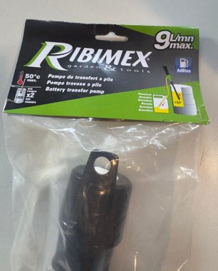 Помпа на батерии за източване на гориво вода Ribimex PRKG110P Потопяема помпа