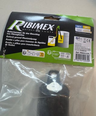 Помпа на батерии за източване на гориво вода Ribimex PRKG110P Потопяема помпа