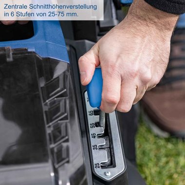 Акумулаторна косачка Scheppach BC-MP380-X 20V 38см Косене Събиране на трева Мулчиране