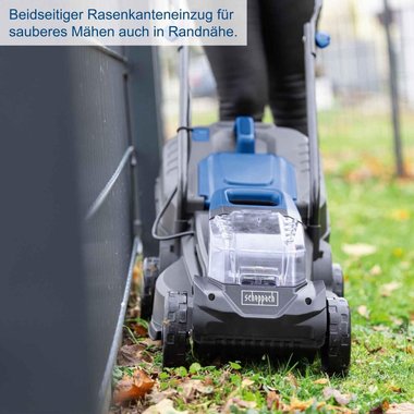 Акумулаторна косачка Scheppach BC-MP320-X 20V 32см Косене Събиране на трева Мулчиране